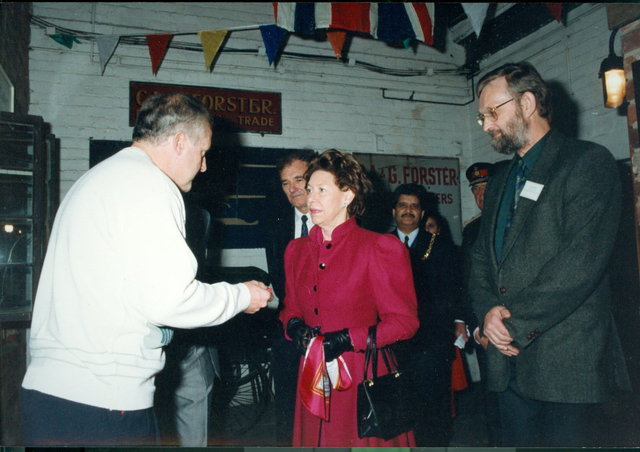 Princess Margaret Visits Kelham Island Museum.