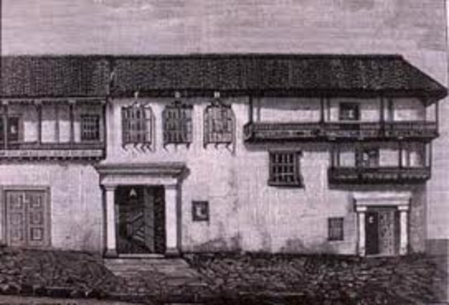 se crea la real audiencia de santafe  de bogota