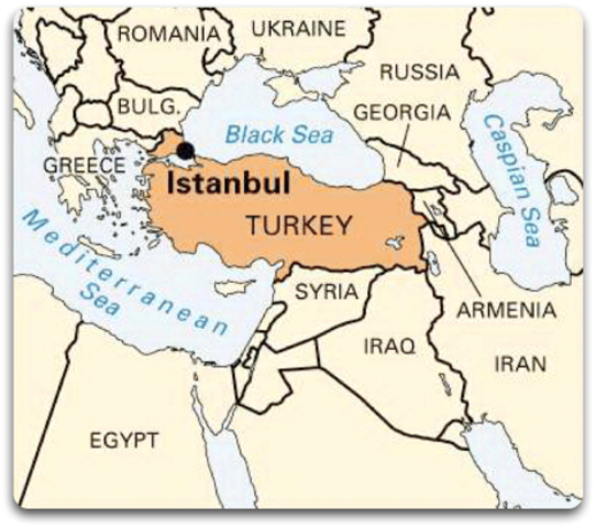 Attaque des Vikings contre Constantinople (Istanbul)