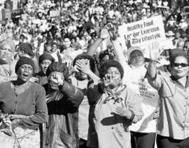 Women Protesting at Union Buildings