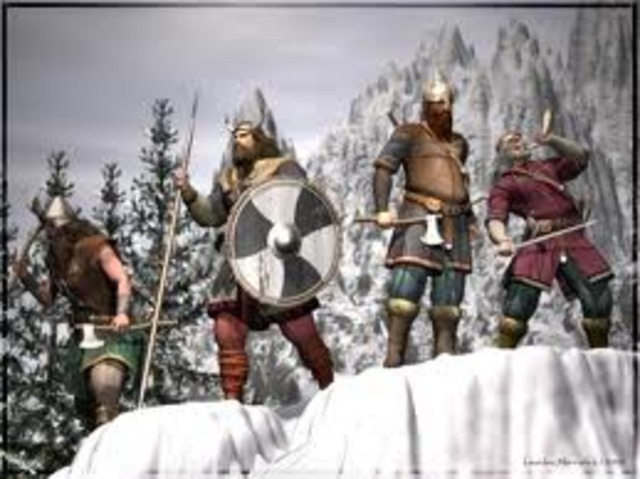 Le chef viking Erik le Rouge decouvre le Groenland