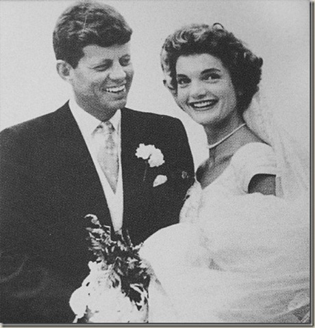 John marries Jacqueline Bouvier in Rhode Island.