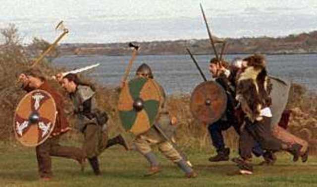 Knud, roi de l'Angleterre et du Danemark, s'empare de la Norvege