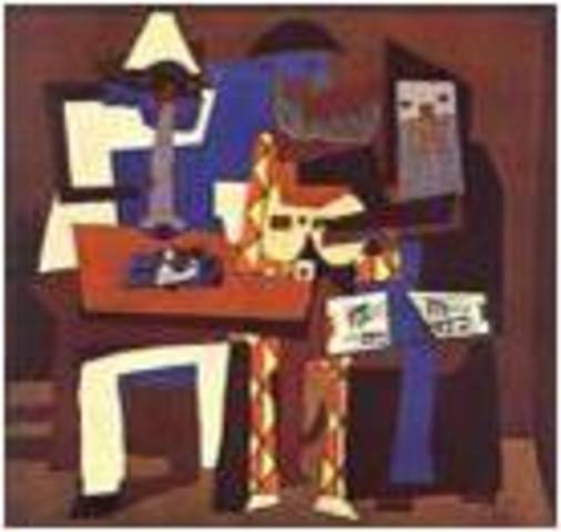 Painted Three Musicians