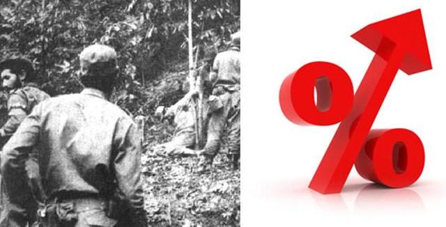 Elevacion de Tasas  tributarias y fusilamientos.