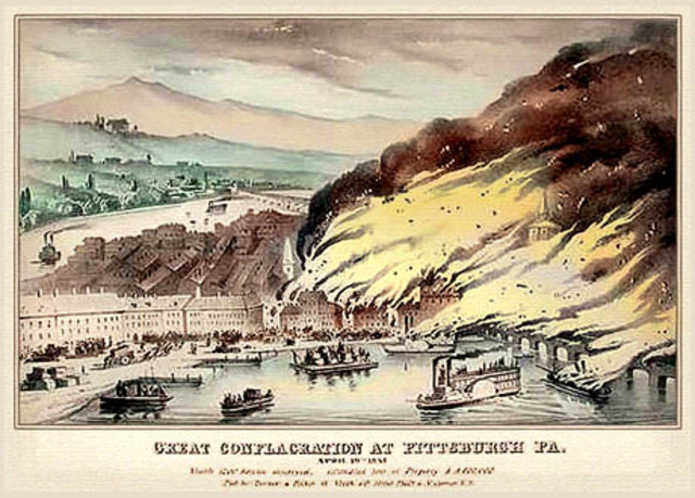 Fire in Pittsburgh