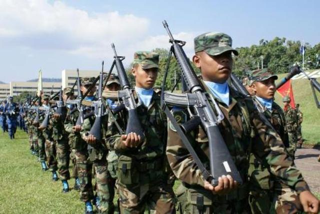 Movilización del gobierno.