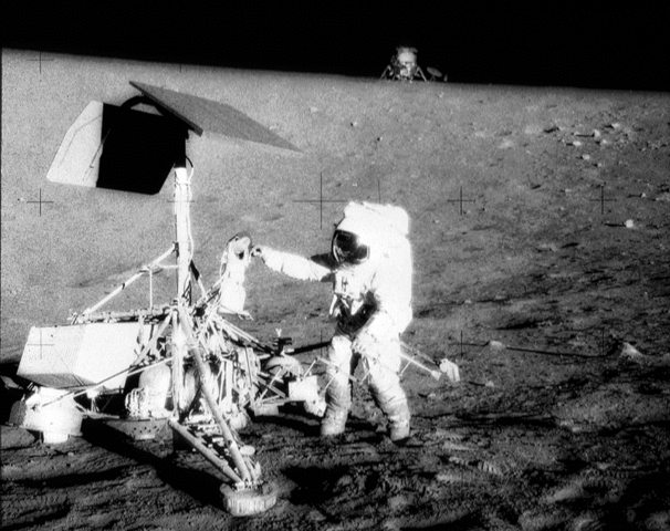 First precision lunar landing