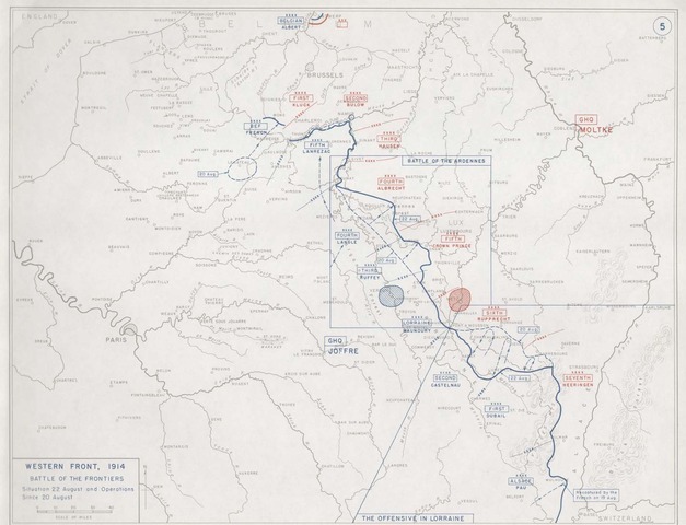 The Battle of the Frontiers begins