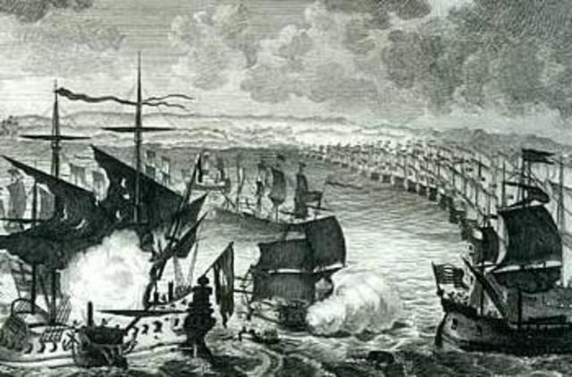 The defeat of the Spanish Armada