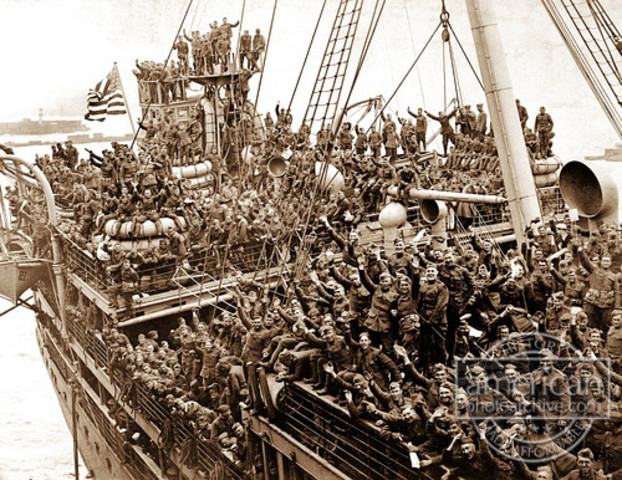 Nick returns from WWI