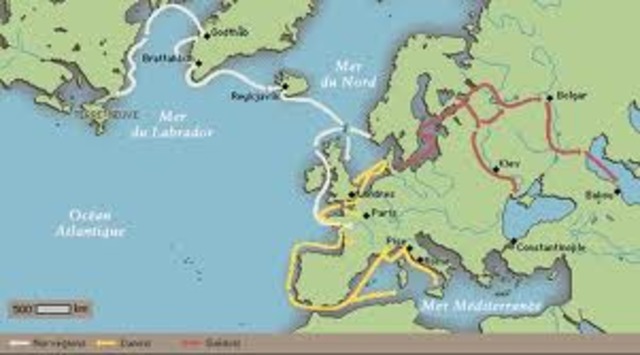 Les vikings abandonnent la colonie de Vinland sur la cote est de l'Amerique du Nord