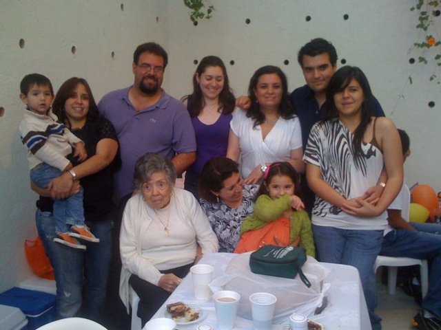 Último cumpleaños de mi abuelita