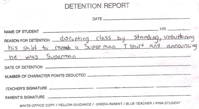 First detention