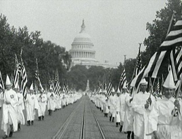 Ku Klux Klan Parades through Washington