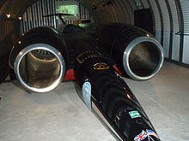 The ThrustSSC Beats the world Land speed record