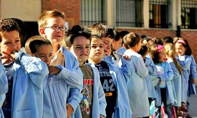 Primer día de cole en educación primaria