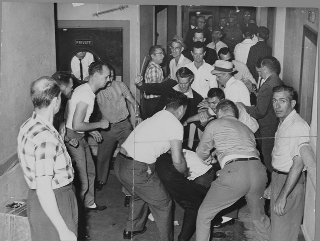 Freedom Riders Attacked In Birmingham, Alabama