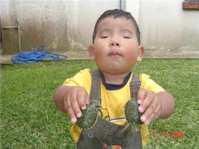 Nacé mi hermano menor Gustavo