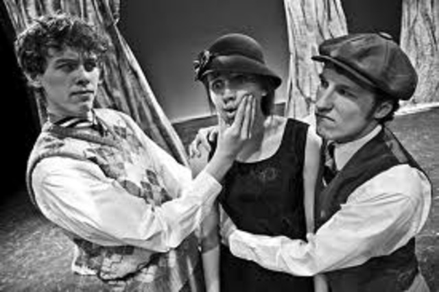 Demetrius and Lysander delcare their love Helena, who thinks they're playing a joke on her