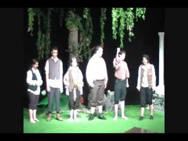 10:00am. practic for the play