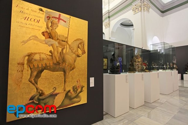 Aparició de sant Jordi en la batalla d'Alcoi, de Vicente Castelló i Amat