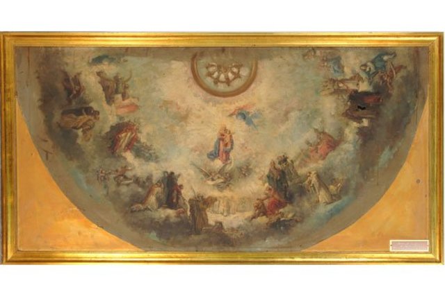 Esbós de la cúpula de Santa Maria