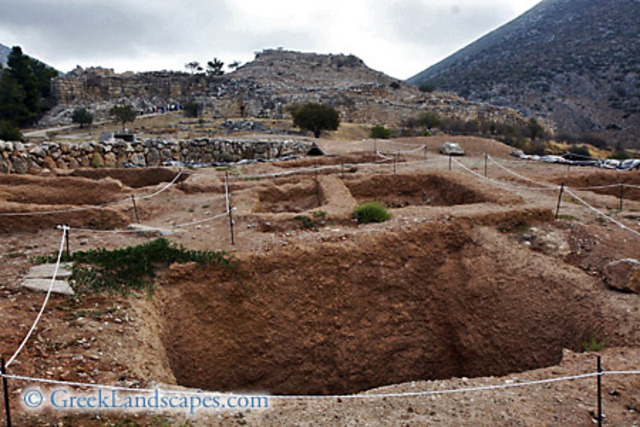 Thera Grave Circle B at Mycenae
