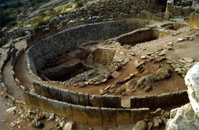 Grave Circle A at Mycenae