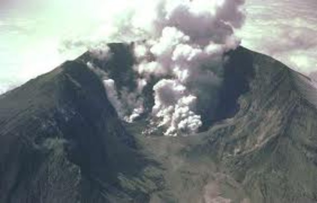 Eruption of Thera Volcano