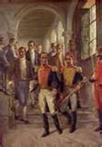 francisco de paula santander cuando murio simon bolivar