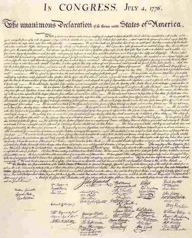 The Declaration of Independence