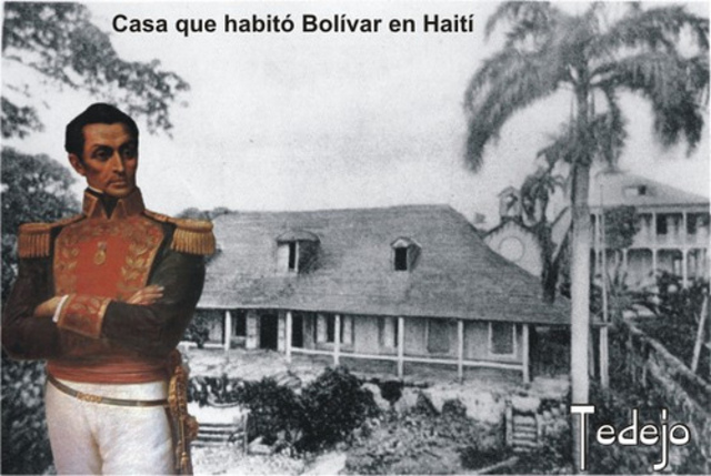 Bolívar en las Antillas.