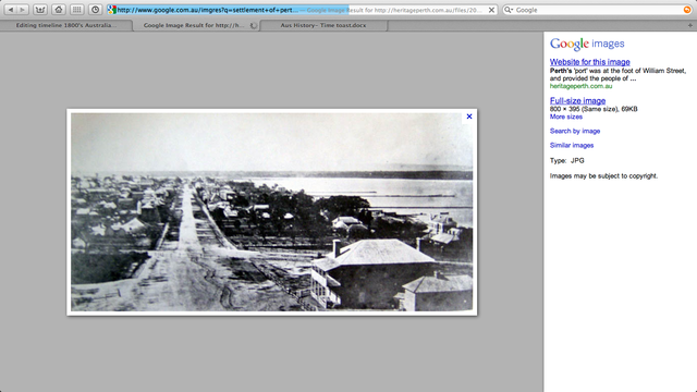 Capten James Stirling Perth