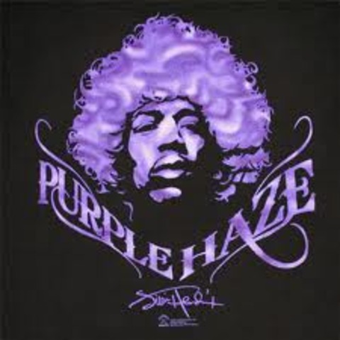 Purple Haze, par Jimi Hendrix est sorti en 1967. Il à composé le chanson en 24, decembre, 1966.