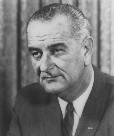 President Johnson Re-elected
