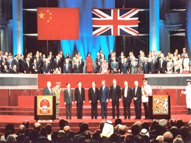 Hong Kong back to china