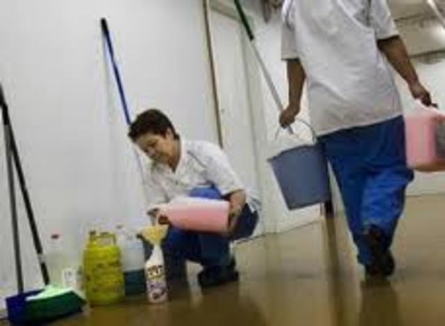 Trabajos de limpieza