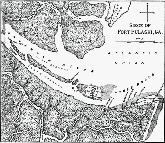 Georgia seizes Fort Pilaski