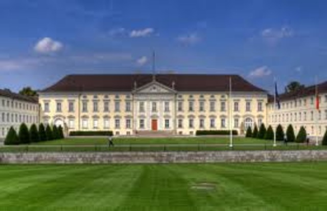 Firma del acta de rendición en el palacio de Bellevue.