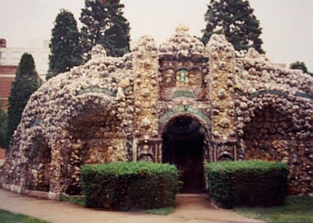 Construction of Grotto to the Blessed Virgin Mary in LaCrosse, WI