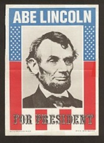 Abraham Lincoln selected as Republican candidate