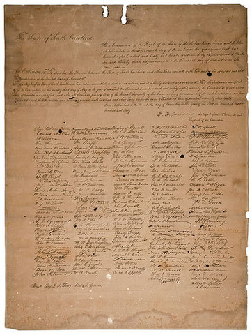 SC issues their Declaration of Independance