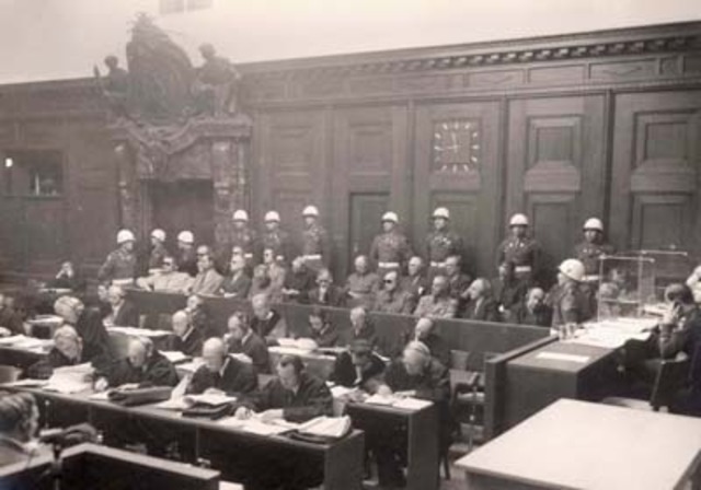 Nuremburg Trials Begin