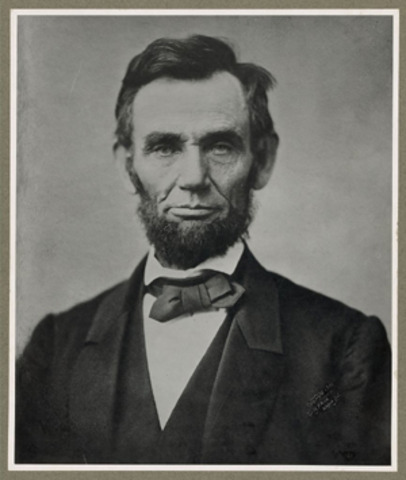 Lincoln is elected the 16th president of the US