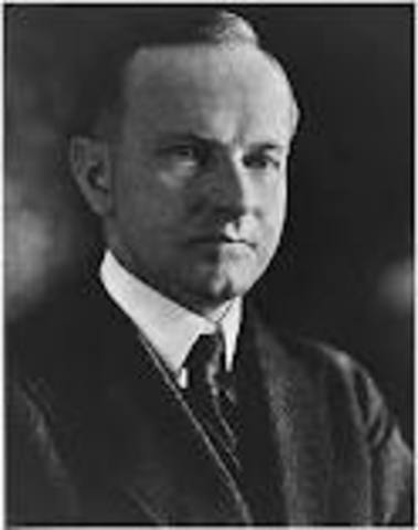 Calvin coolidge's Inauguration