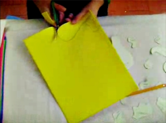 Se recorta los moldes