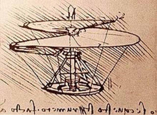 Aerial Screw, DaVinci's Helicopter