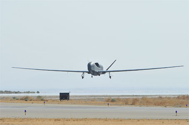Global Hawk completes first full system flight with MP-RTIP