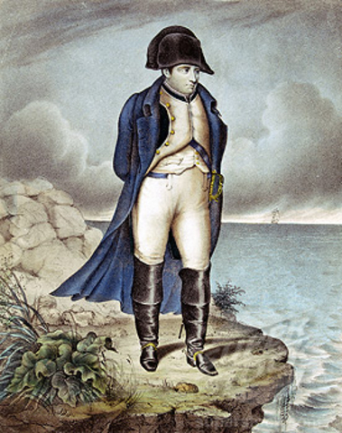 Napoloen exiled in Elba